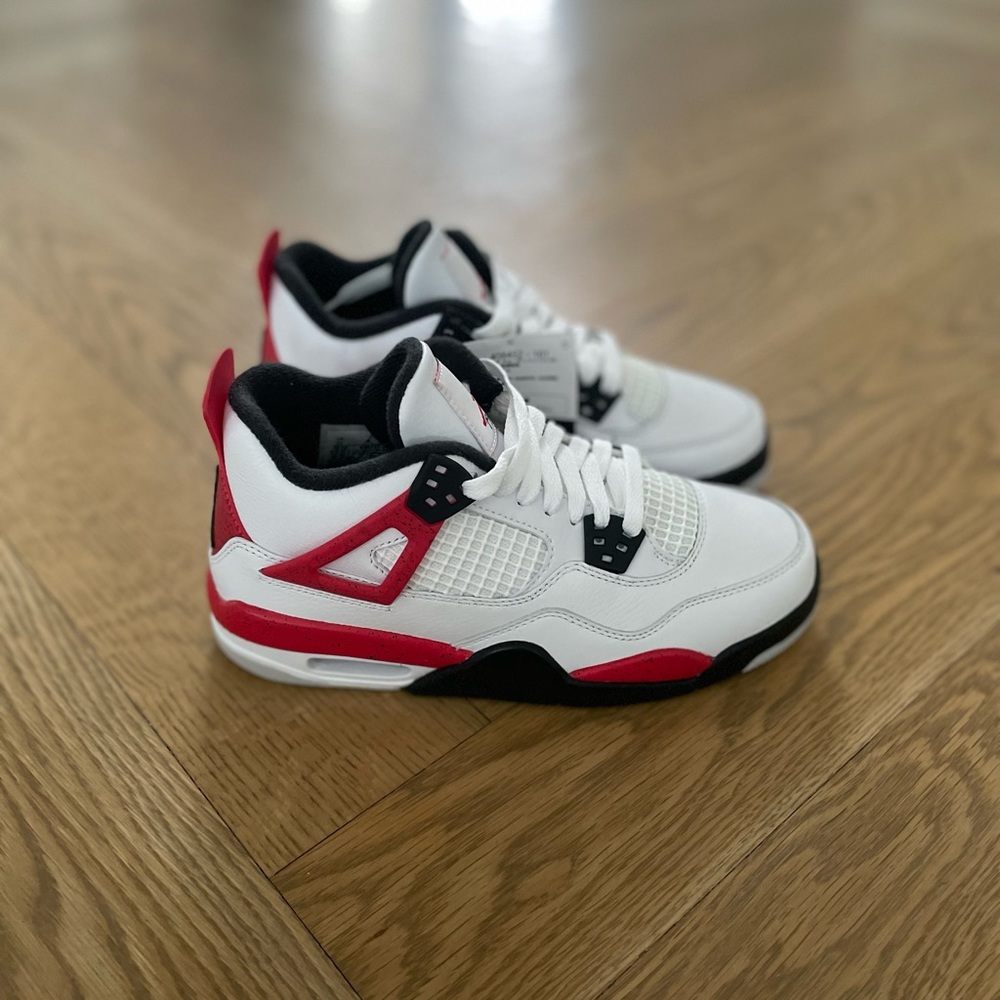 BRAND NEW Air Jordan 4 Retro GS Red Cement size 5Y